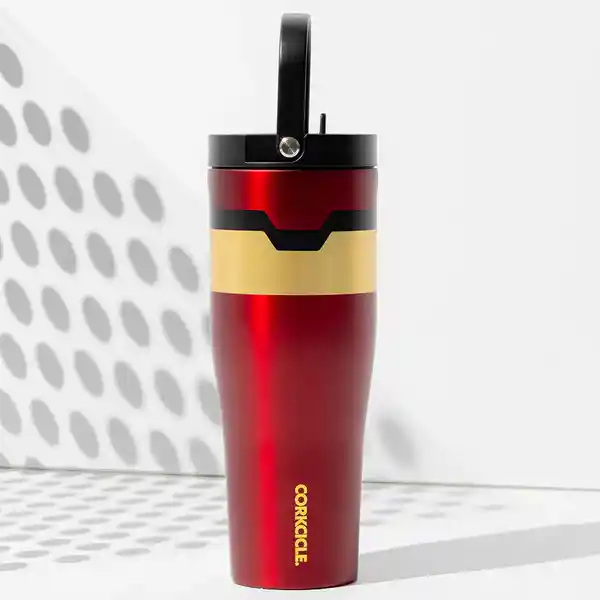 Corkcicle Vaso go Cup XL Iron Man 30 oz