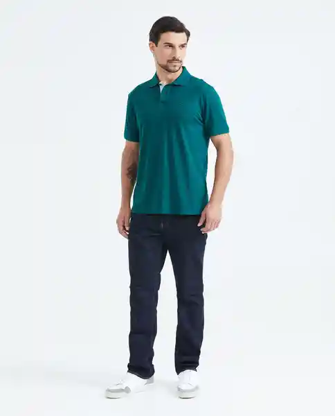 Camiseta Polo Verde Pluvisilva Ultraoscuro Talla M Chevignon