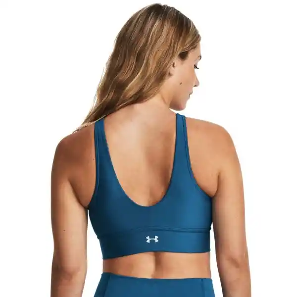 Under Armour Top Infinity Pintuck Mid Mujer Azul SM 1376883-426