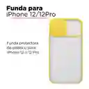 iPhoneCase Para Celular 12/12 Pro Cubierta Para Lente Amarillo