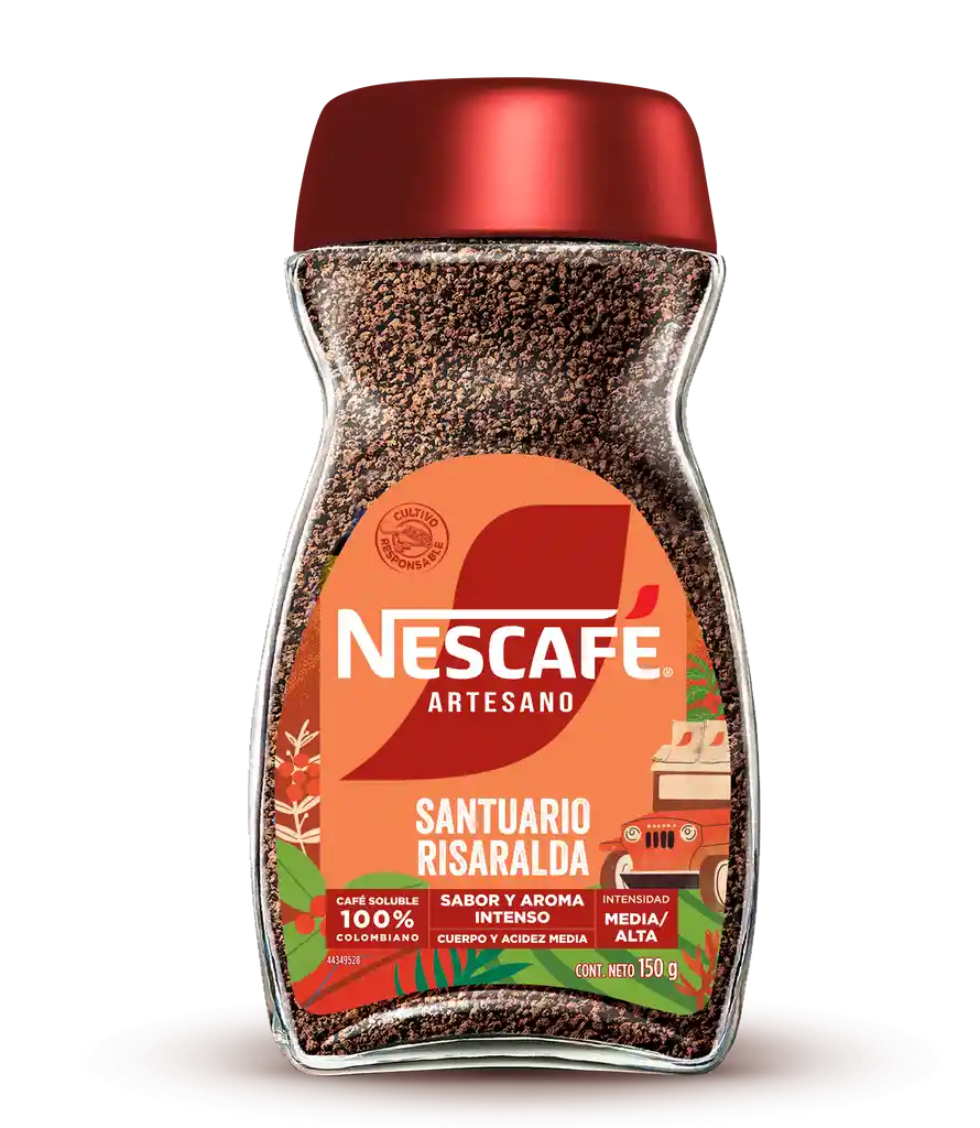 Café instantáneo NESCAFÉ Artesano Santuario x 150g