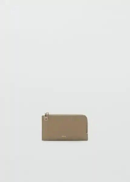 Tarjetero G Martes2 Khaki Talla 99 Mujer Mango