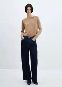 Buzo Jersey Lucca Camel Talla L Mujer Mango