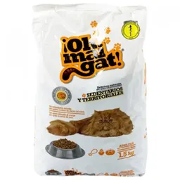 Oh Mai Gat Alimento para Gatos Sedentarios y Territoriales