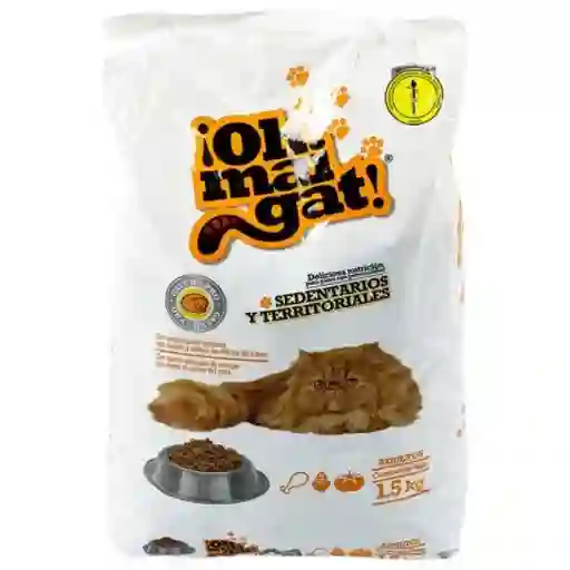 Oh Mai Gat Alimento para Gatos Sedentarios y Territoriales