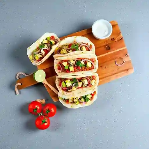 Tacos Veggie X4