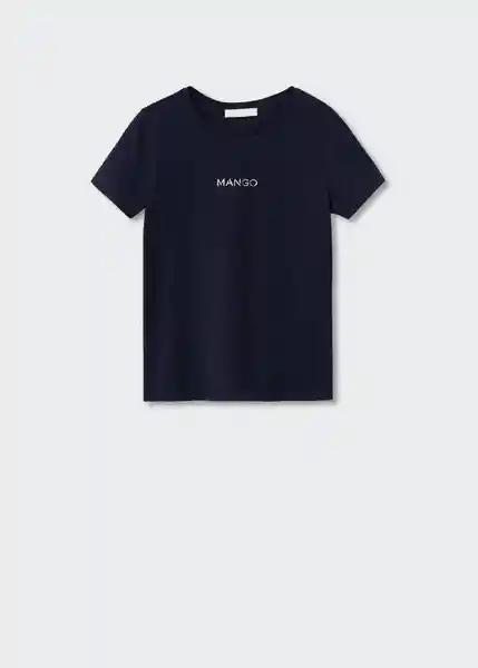 Camiseta Mangolog-H Navy Talla XL Mujer Mango