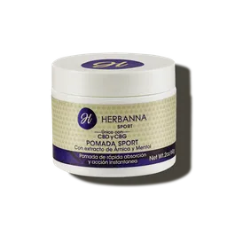 Herbanna Pomada Sport con Extracto de Árnica y Mentol 