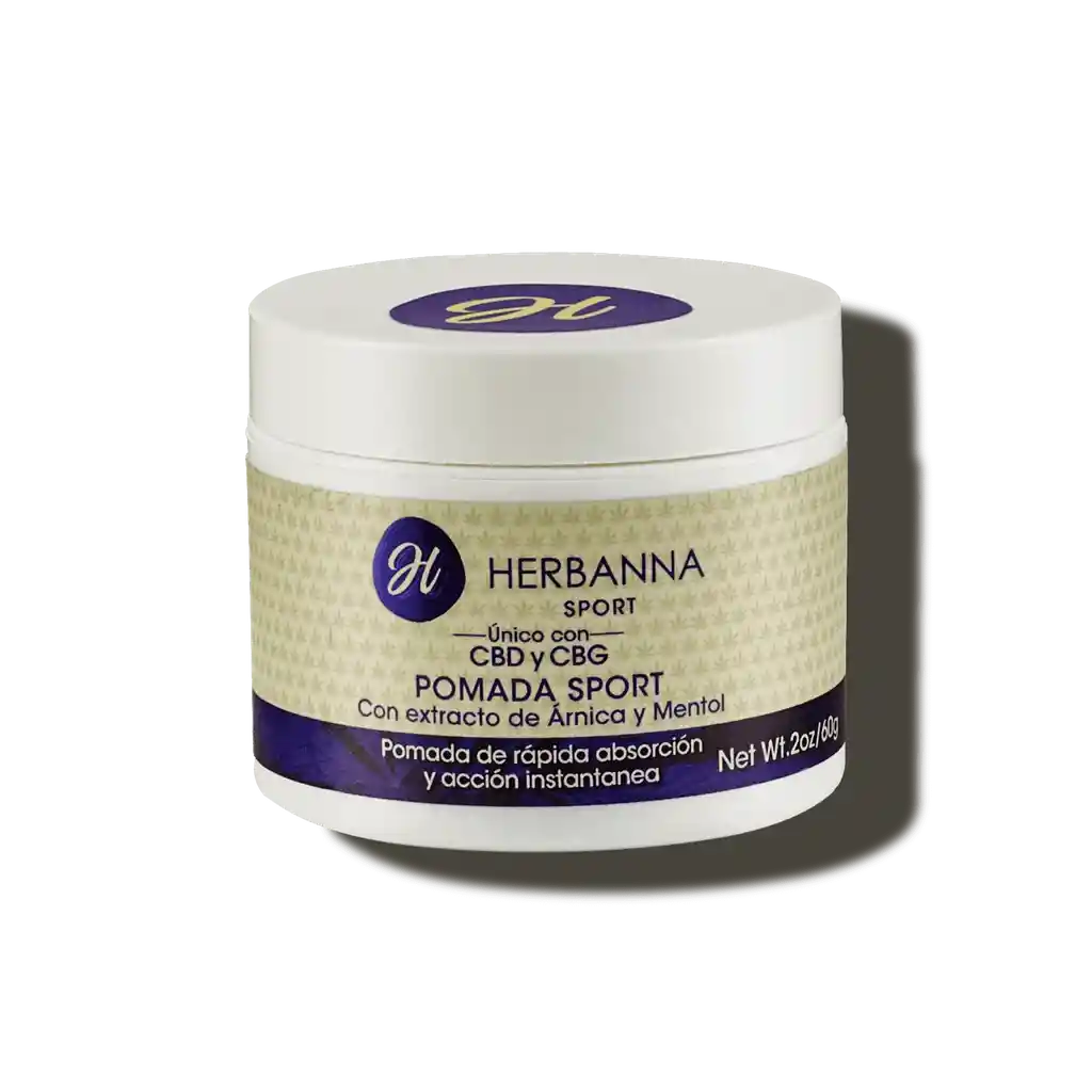 Herbanna Pomada Sport con Extracto de Árnica y Mentol 