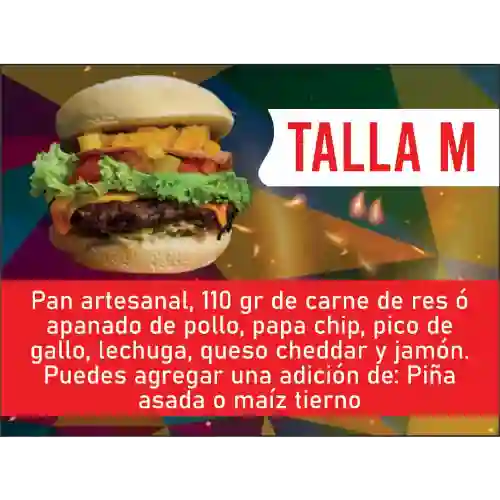 Hamburguesa Talla M