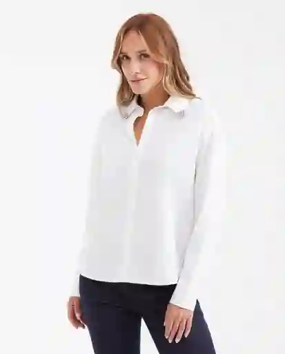 Camisa Essential Poplin Blanco 0 Claro Talla S Chevignon