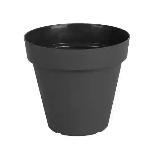 Maceta Plástica Capri Antracita Outzen