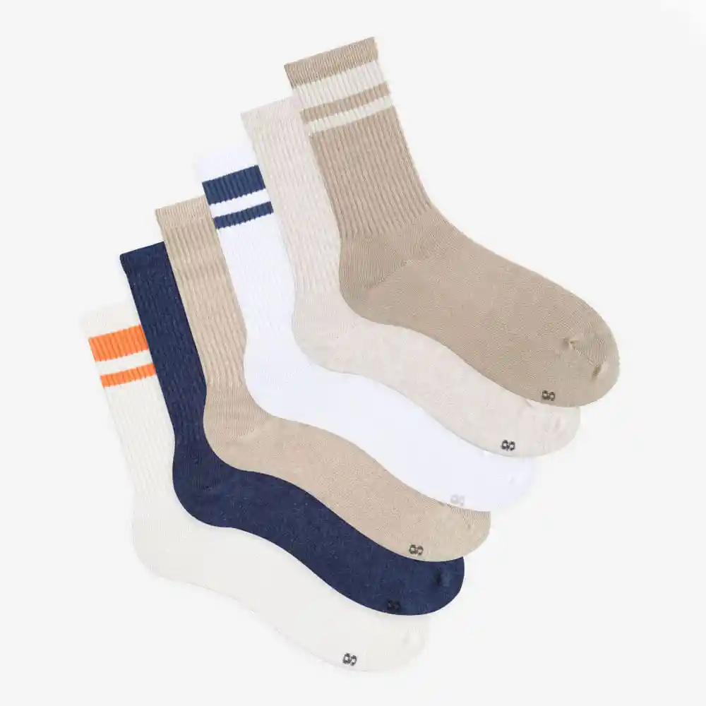 Media Tobillera Elaborada Con Algodón Mapro X5 Gef Talla 10-12