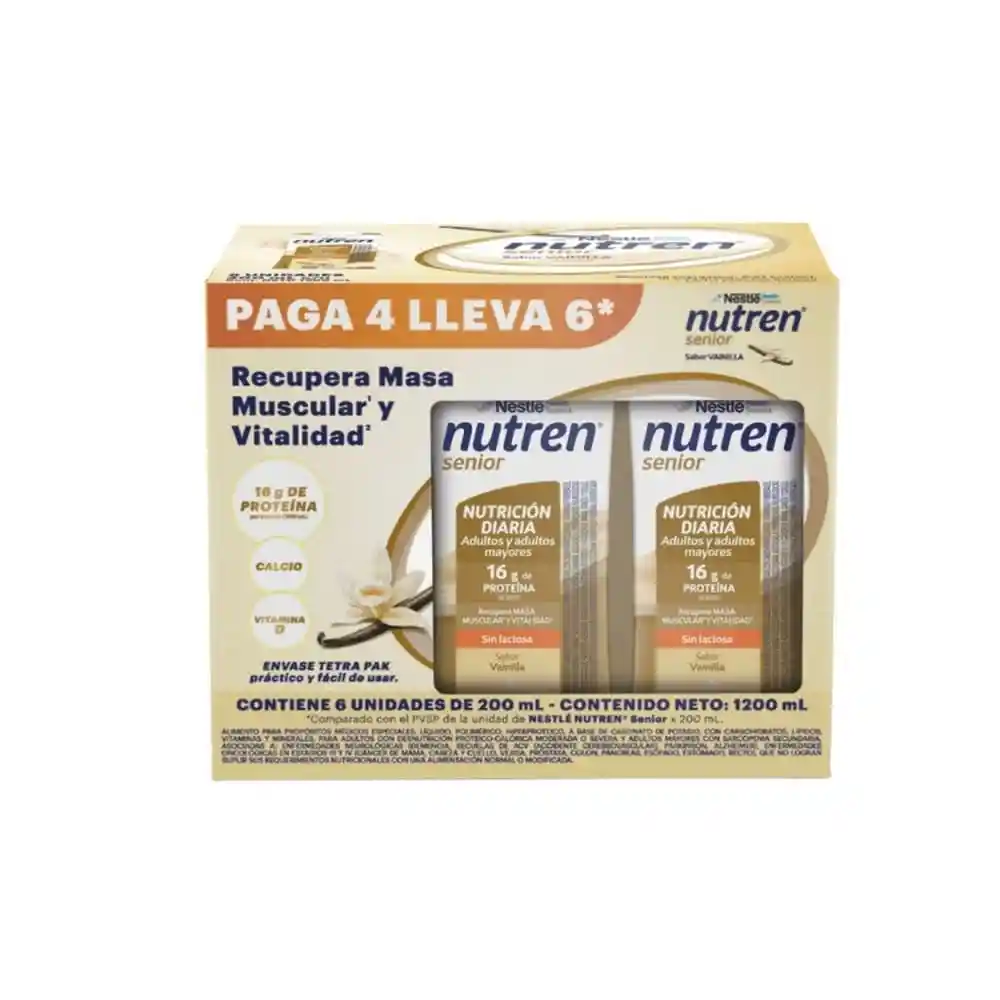 Nutren Senior Vainilla Liquido Caja