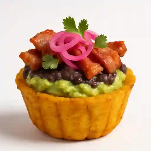 Canasta de Patacón y Panceta