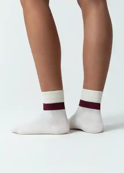 Calcetines Mujer Crudo Marfil Claro 391G051 Naf Naf