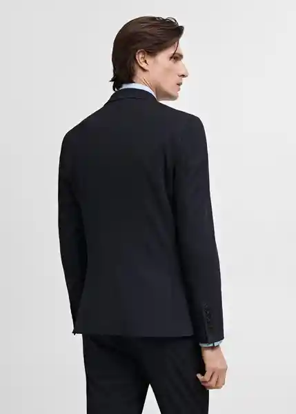 Blazer Americana Paris Navy Talla 46 Hombre Mango