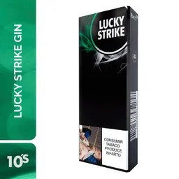 Cigarrillo Lucky Strike Gin 10´S