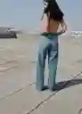 Jean Niki Tejano Medio Talla 40 Mujer Mango
