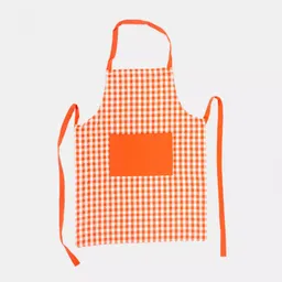 Expression Delantal Cuadrille Naranja