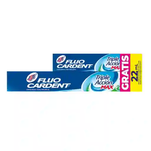 Crema Dental Fluocardent Triple Accion Max X 50 Ml Gratis
