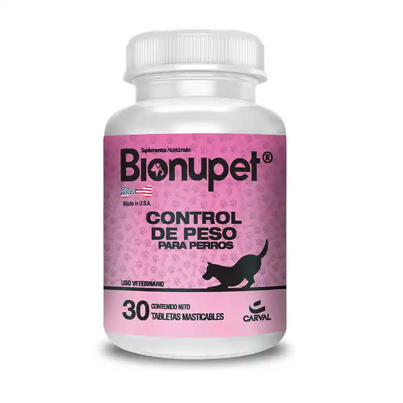 Bionupet Suplemento Nutricional  Control de Peso para Perro
