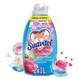 Suavitel Cuidado Superior Fresca Primavera 1L x 2