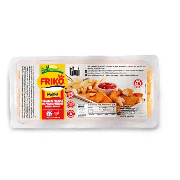 Friko Trozos de Pechuga de Pollo Apanados