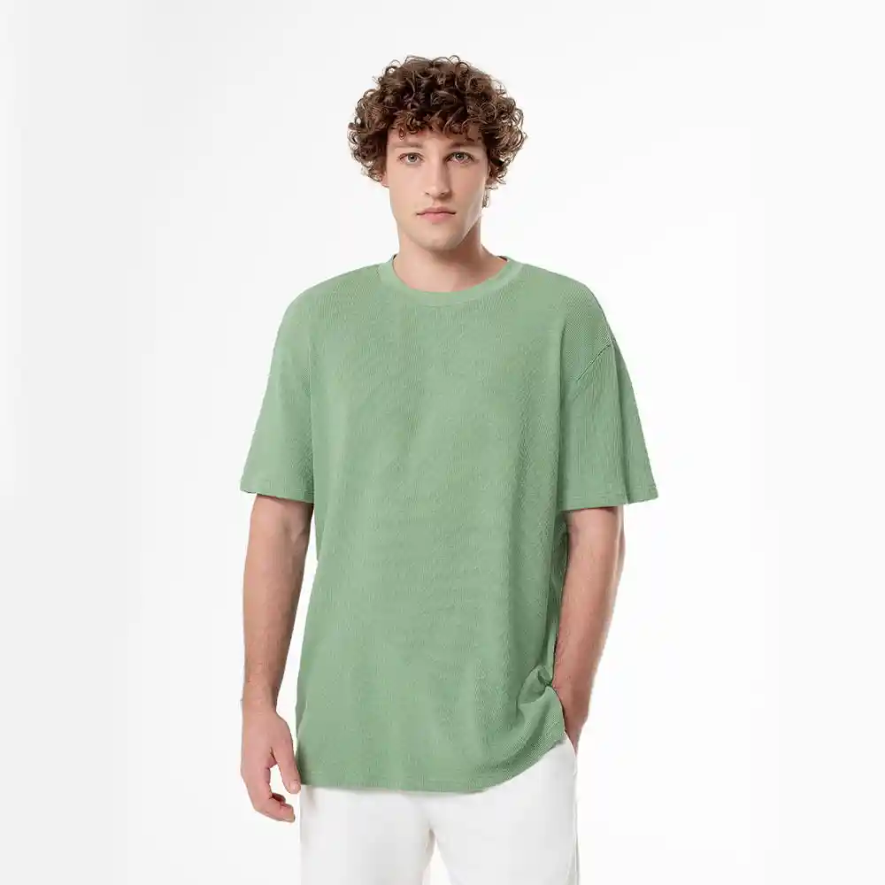 Camiseta Manga Corta Silueta Amplia Masculino Fugov Gef Talla S