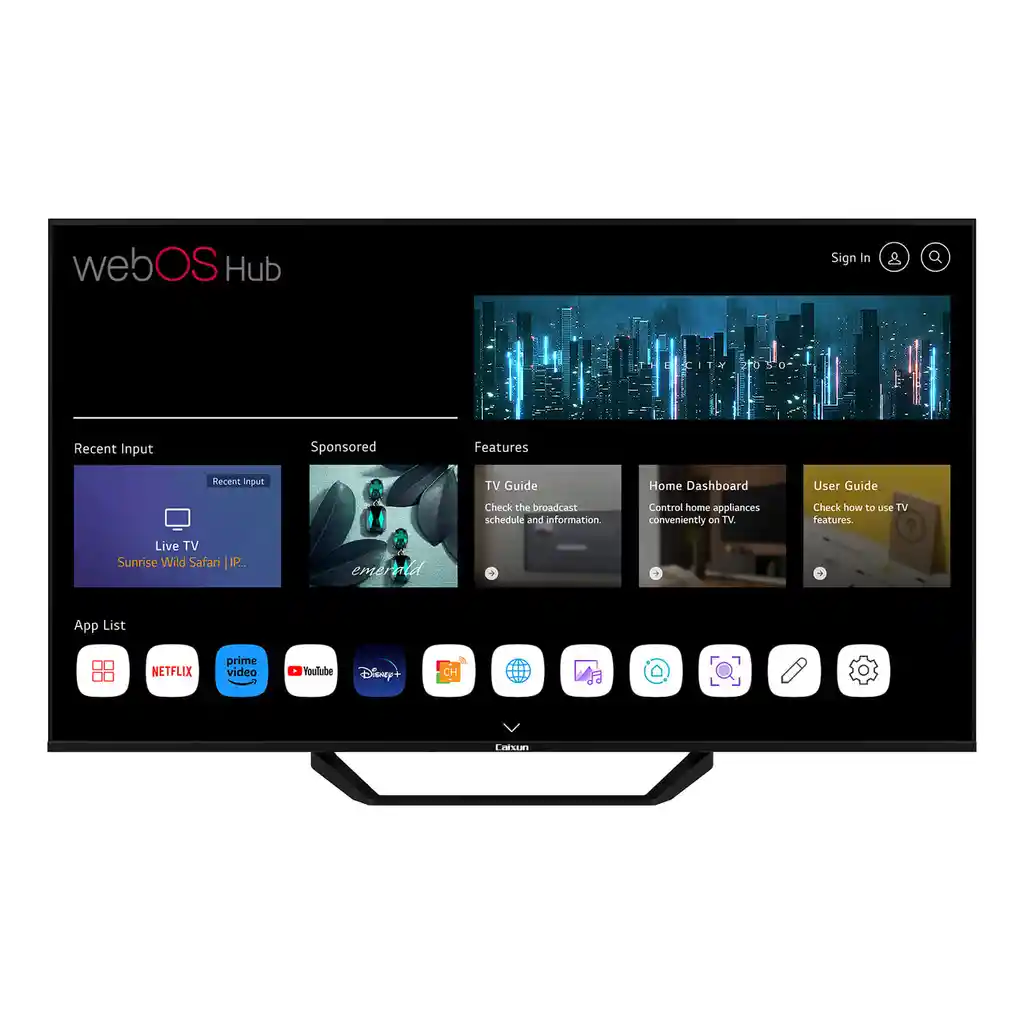 Televisor Caixun 55" Smart Tv Uhd C55kauw