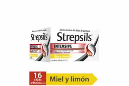 Strepsils Intensive sabor a Miel y Limon 