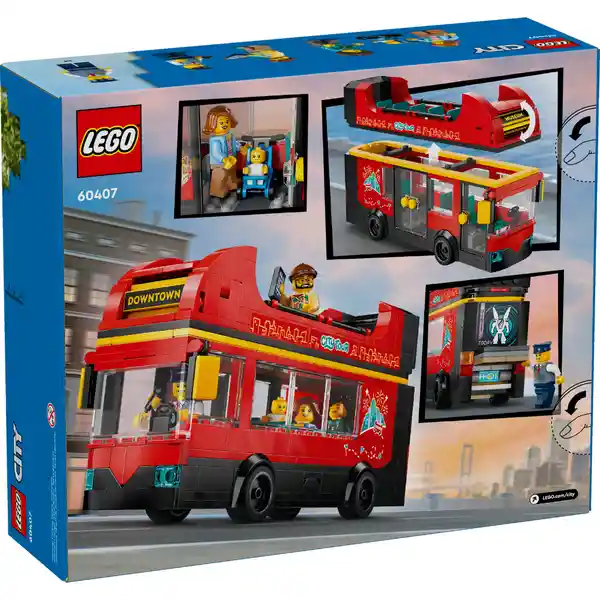 Set de Construcción Autobús Turístico Rojo de Dos Plantas Lego