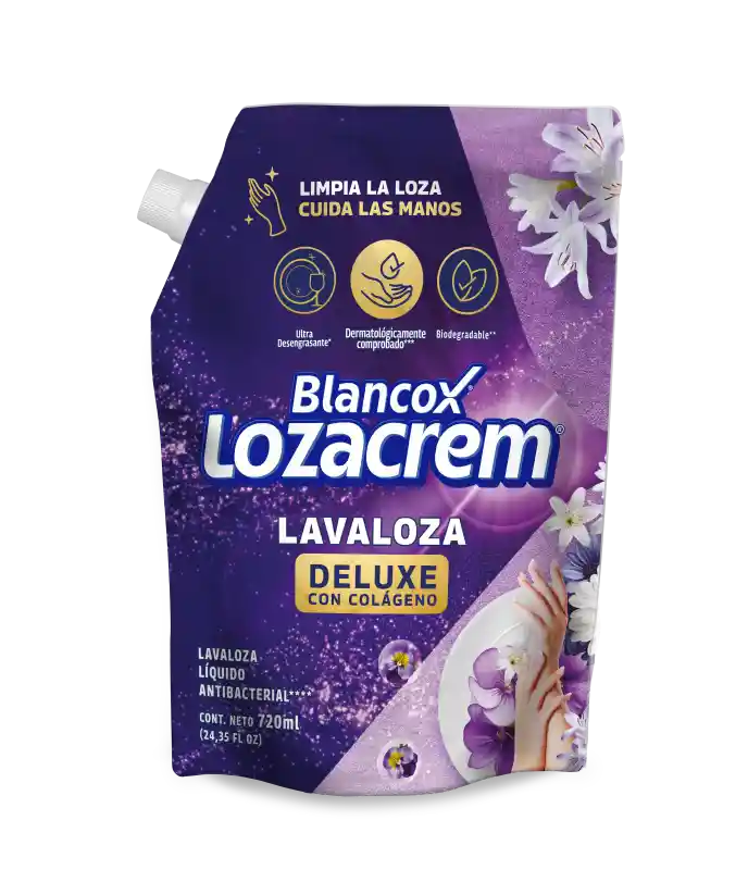 Blancox Lavaloza Loza Crem Deluxe Con Colágeno
