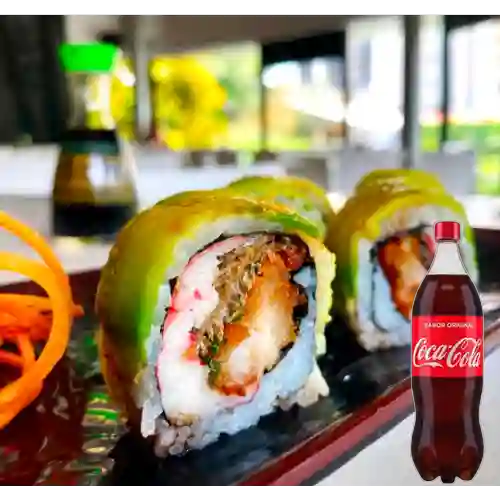 Combo Kioto Roll + Coca-cola Sabor Original 1.5 ml