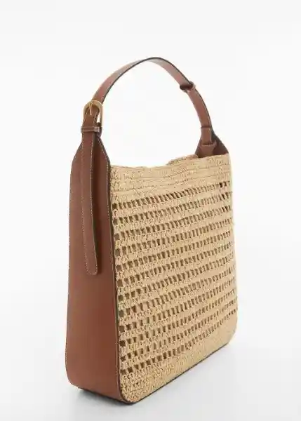 Bolso P Valeta Cuero Talla 99 Mujer Mango