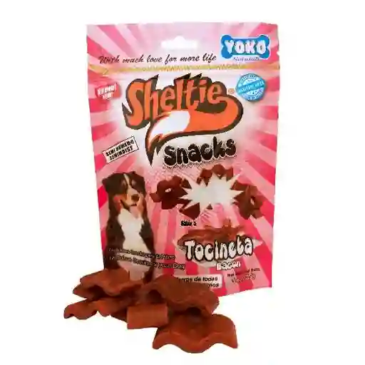 Sheltie Snack para Perros Sabor a Tocineta Bacon 