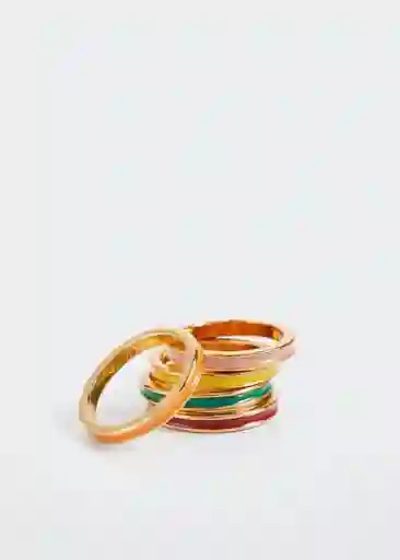 Anillo Candy Oro Talla M Mujer Mango