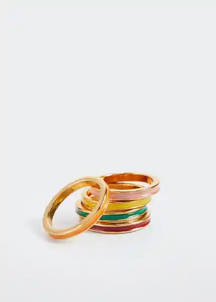 Anillo Candy Oro Talla M Mujer Mango