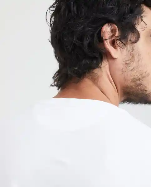 Camiseta Authentic Graphic Blanco 0 Claro T. M Chevignon