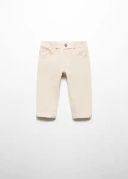 Pantalón Mauro Niños Piedra Talla 66 Mango