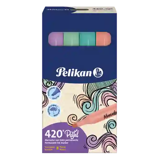 Pelikan Set de Marcadores Tonos Pastel