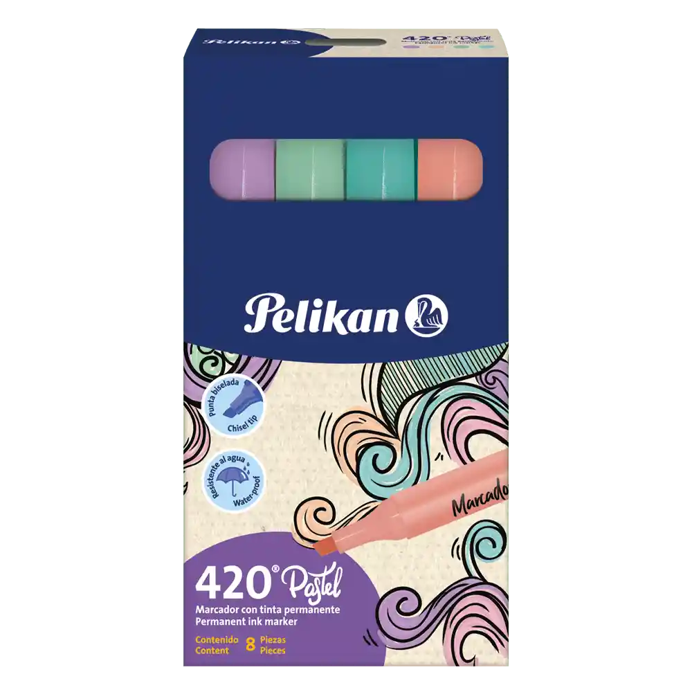Pelikan Set de Marcadores Tonos Pastel