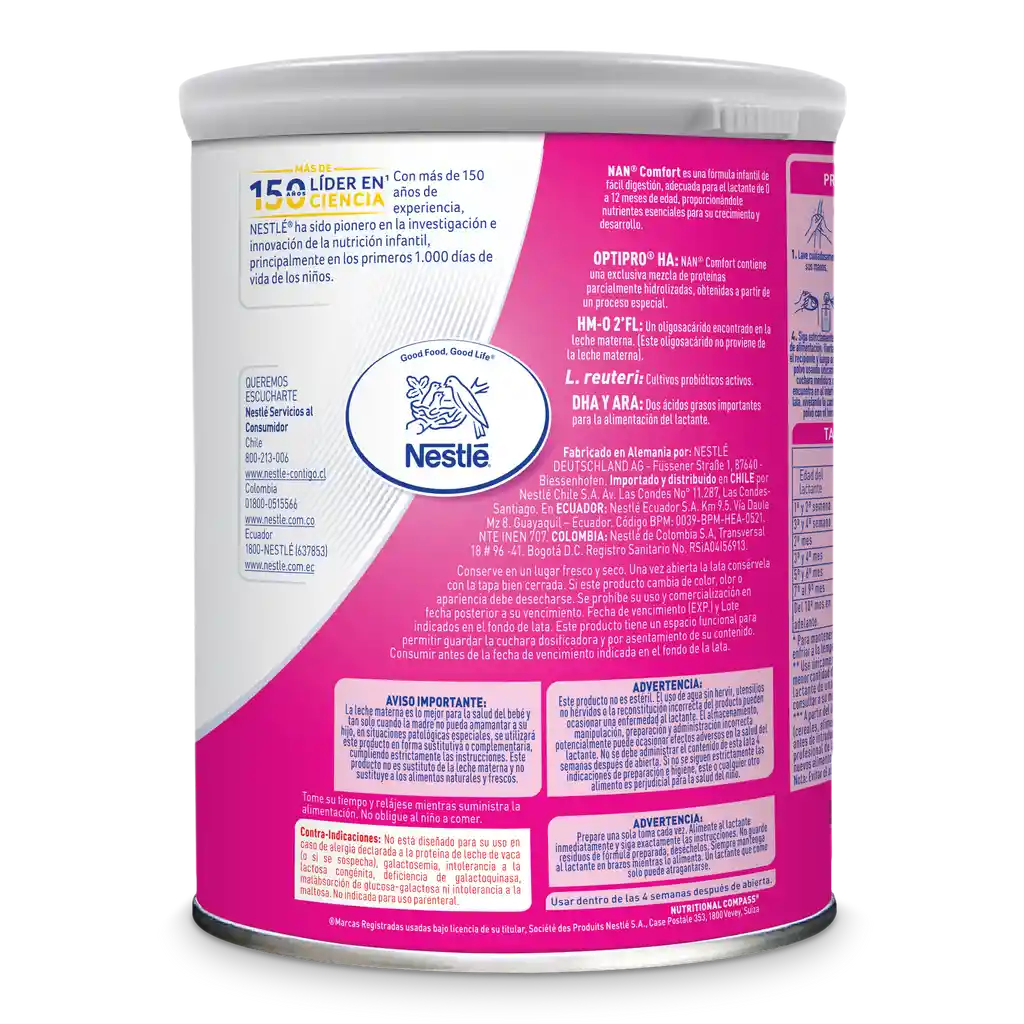 Fórmula infantil NAN COMFORT x 800g