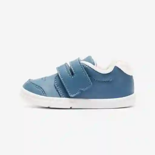 Tenis De Fitness Con Velcro Para Bebés Talla 23 Domyos 100 Azul