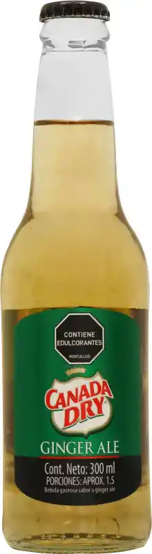 Canada Dry Gaseosa Ginger Ale Sin Calorías