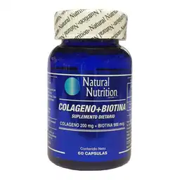 Natural Nutrition Suplemento Dietario Colágeno + Biotina