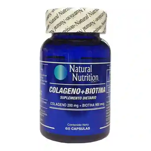 Natural Nutrition Suplemento Dietario Colágeno + Biotina