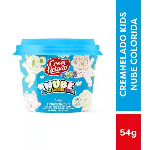 Helado Crem Helado Vaso Nube Colorida (54 Gr)