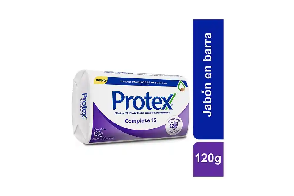 Protex Jabón Antibacterial Complete 12