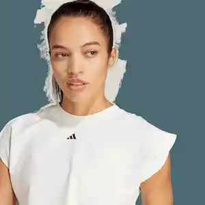 Adidas Camisa Polo Power Boxy Tk Mujer Blanco T L Ref: IW3188